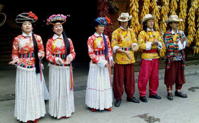 旅游景區民族服飾